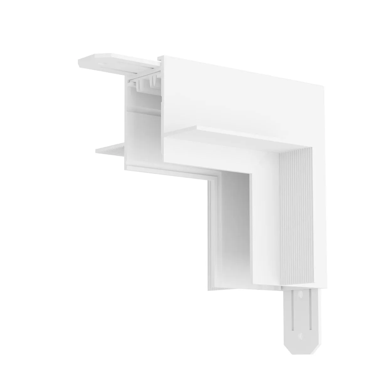 Коннектор L-образный стена-потолок Denkirs Smart Hide TR2118-WH