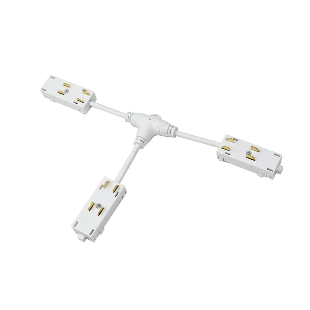 Коннектор Т-образный гибкий Denkirs Smart Hide TR2115-WH