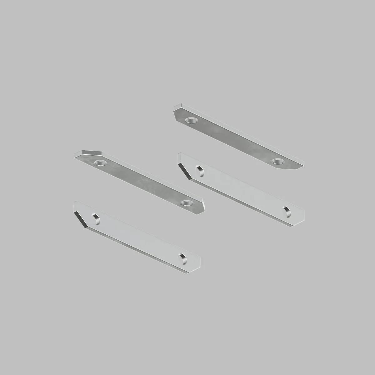 Комплект прямых соединителей для закладного профиля TR3040-AL Denkirs Smart One (4 шт.) TR3043-AL