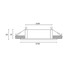 Встраиваемый светильник Hesby Lighting Hesby Atlas IP20,10Вт, GU5.3, черный HSBL_0103 1