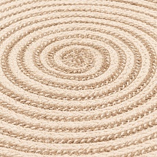Ковер Tkano из хлопка Target бежевого цвета из коллекции Ethnic, Ø150 см TK22-DR0035 3