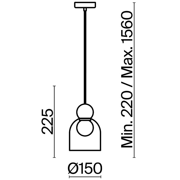 Подвесной светильник Freya Focus FR5220PL-01CH2 Фото № 2