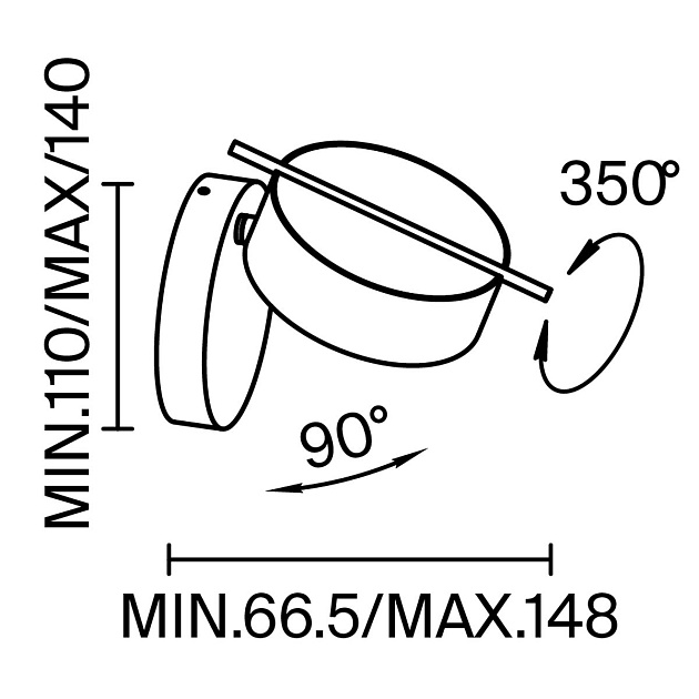 Светодиодный спот Maytoni Nuance MOD180WL-L4B3K1 Фото № 3