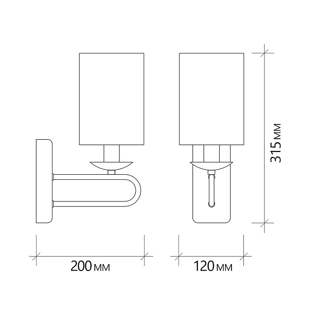 Бра Escada Elegy 2106/1A Фото № 3