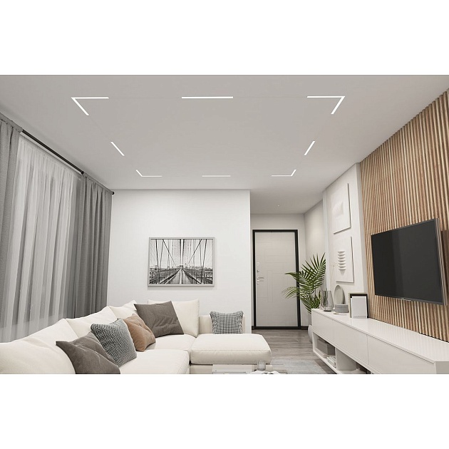 Трековый светодиодный светильник Denkirs Smart Linear DK8004-WH Фото № 9