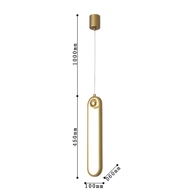Подвесной светодиодный светильник F-Promo Altus 4221-1P Фото № 3