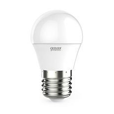 Лампа светодиодная Gauss E27 10W 3000K матовая 53210