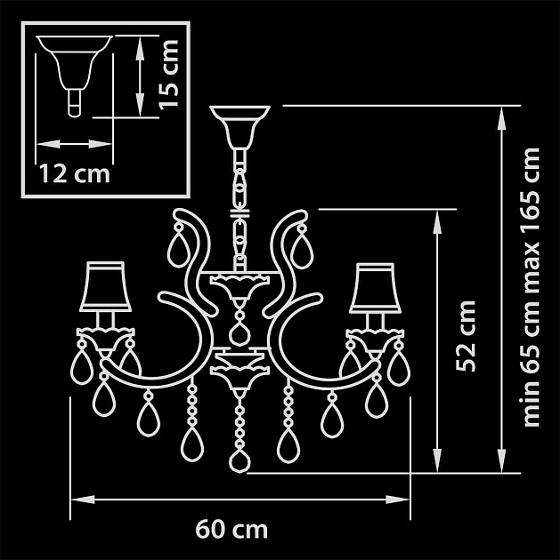 Подвесная люстра Osgona Princia 726061 Фото № 2