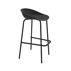 Барный стул Sheffilton SHT-ST19/S29 черный/черный муар 8030296502