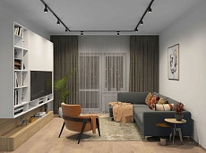 Шинопровод Denkirs Solid Base TR1002-BK/1 4