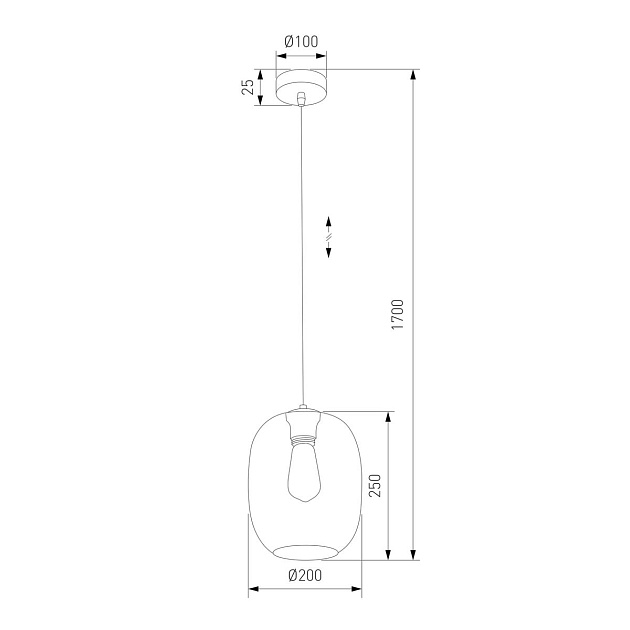 Подвесной светильник TK Lighting 5971 Elio Фото № 2