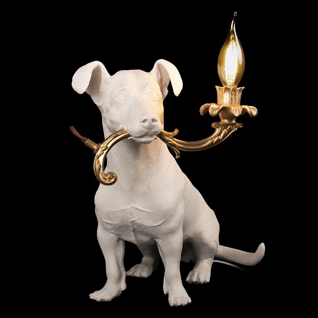 Настольная лампа Loft IT Dog 10312 White Фото № 2
