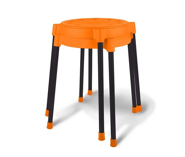 Табурет Sheffilton SHT-S36 оранжевый/черный 8077259311 Фото № 5