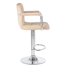 Стул барный DOBRIN KRUGER ARM (бежевый велюр (MJ9-10)) 5011-LM KRUGER ARM 4
