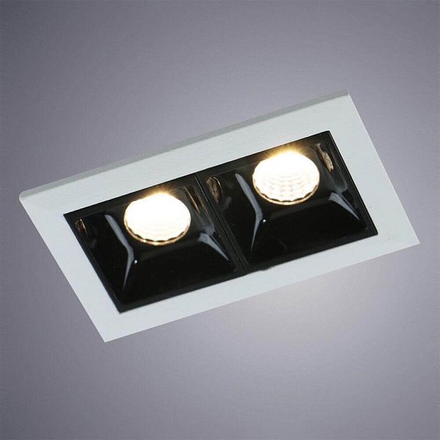Встраиваемый светодиодный светильник Arte Lamp Grill A3153PL-2BK Фото № 2