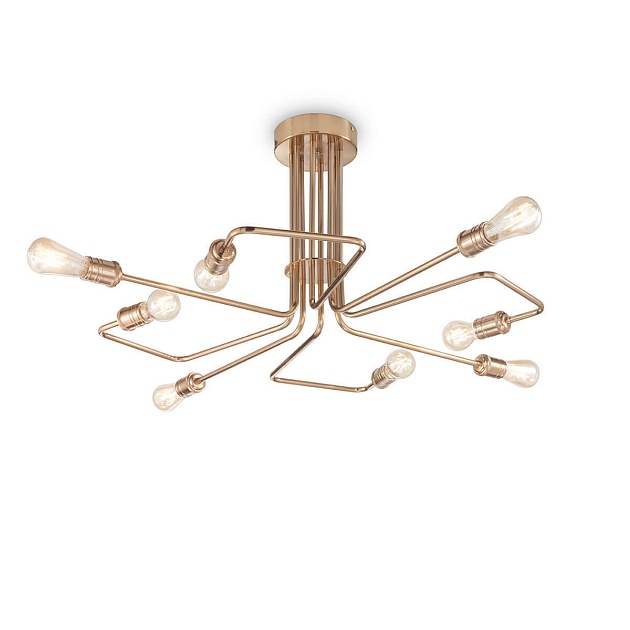 Потолочная люстра Ideal Lux Triumph Pl8 Ottone Antico 160313 Фото № 1