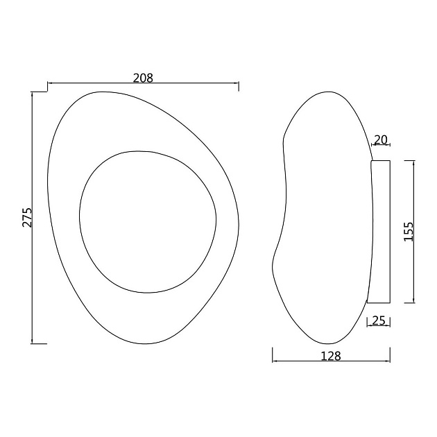 Настенный светильник Maytoni Mabell MOD306WL-01G Фото № 4