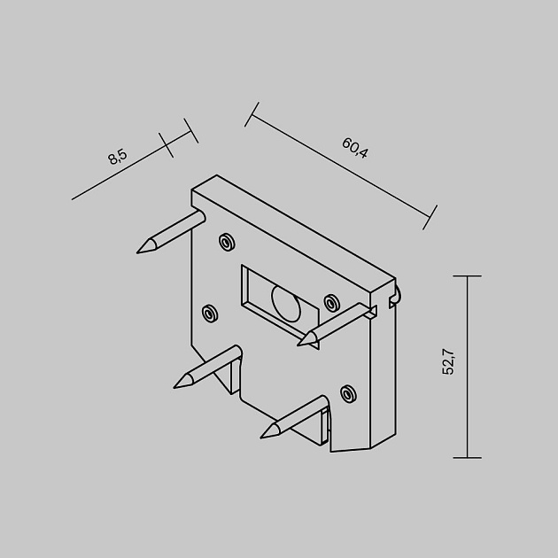Заглушка Maytoni Technical Exility TRA034D-EC-422W Фото № 2