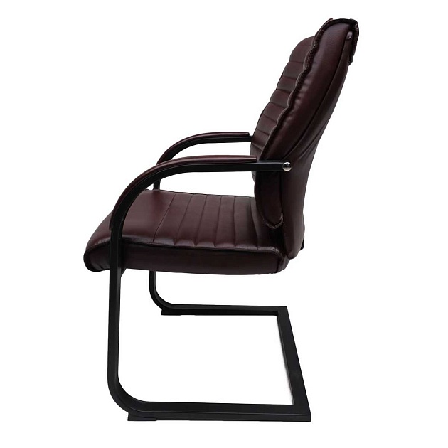 Офисный стул AksHome Augusto коричневый + черный 87589 Фото № 8