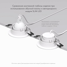 Встраиваемый светильник Denkirs Rodvig DK3061-WH 4