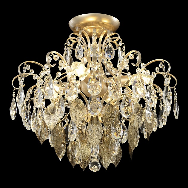 Потолочная люстра Crystal Lux Esmiralda PL4 Gold изображение 1 Потолочная люстра Crystal Lux Esmiralda PL4 Gold Фото № 1
