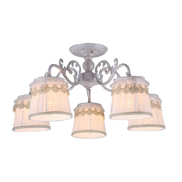 Потолочная люстра Arte Lamp Merletto A5709PL-5WG Фото № 1