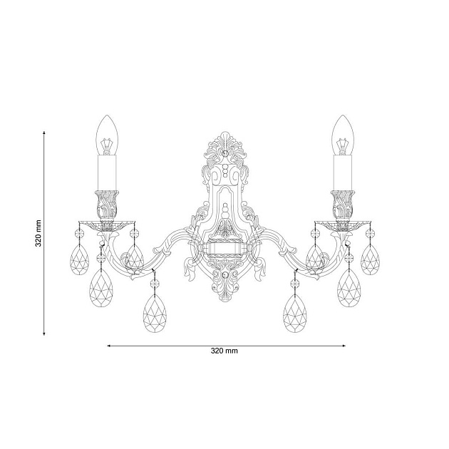 Бра Lucia Tucci Firenze W141.2 Antique Фото № 2