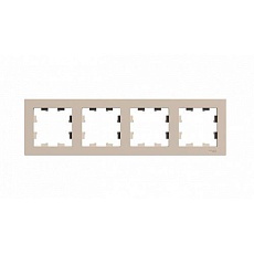 Рамка 4-постовая Systeme Electric AtlasDesign песочный ATN001204 1
