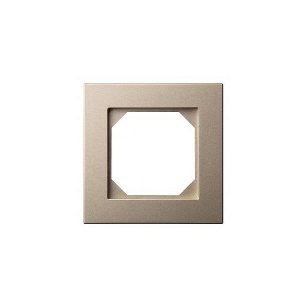 Рамка 1-постовая Liregus Epsilon шампань 28-318 Фото № 1