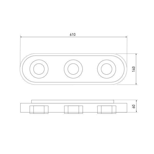 Светодиодный спот Eurosvet Slam 20123/3 LED белый Фото № 2