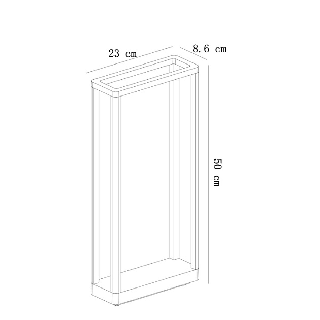 Уличный светодиодный светильник Arte Lamp Hassaleh A3374PA-1BK Фото № 2