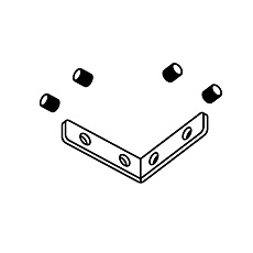 Коннектор (соединитель) угловой Favourite Logica 1014-CU-001