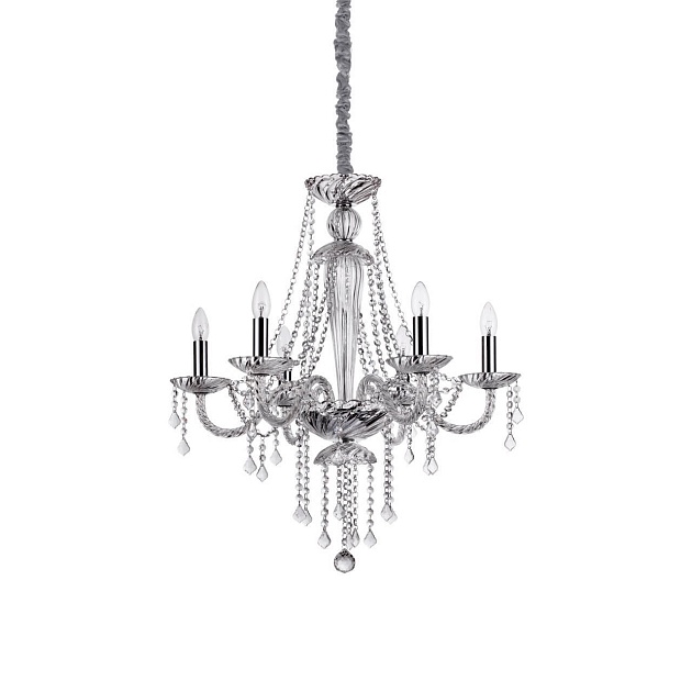 Подвесная люстра Ideal Lux Amadeus SP6 168753 изображение 1 Подвесная люстра Ideal Lux Amadeus SP6 168753 Фото № 1