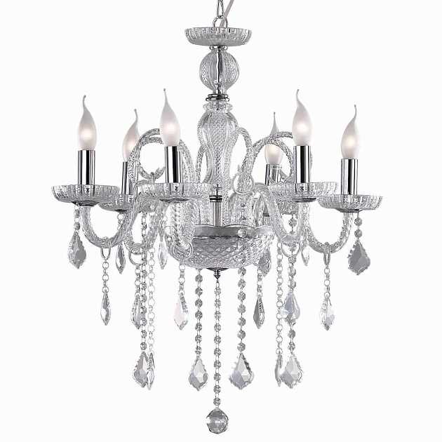 Подвесная люстра Ideal Lux Giudecca SP6 Trasparente 027821 Фото № 1