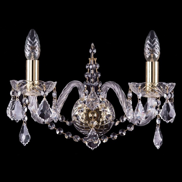 Бра Bohemia Ivele 1411B/2/160 G Leafs Фото № 1