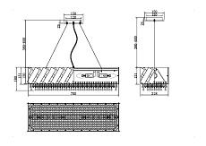 Подвесная люстра Maytoni Artistico MOD017PL-04BS 1