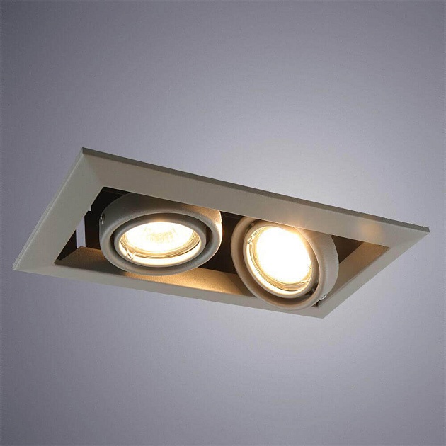 Встраиваемый светильник Arte Lamp Cardani Piccolo A5941PL-2GY Фото № 2