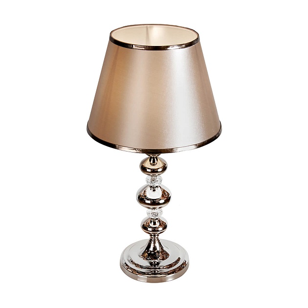 Настольная лампа iLamp Brooklyn T2401-1 Nickel Фото № 2