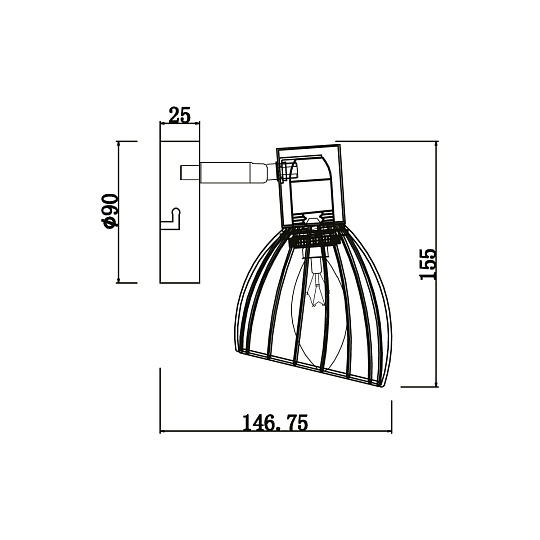 Спот Vele Luce Gorgon VL5382W01 Фото № 3