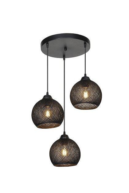 Подвесная люстра Toplight Lizbeth TL1612R-03BK изображение 2 Подвесная люстра Toplight Lizbeth TL1612R-03BK Фото № 2
