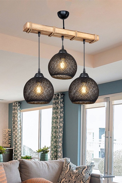 Подвесная люстра Toplight Lydia TL1614L-03BW Фото № 3