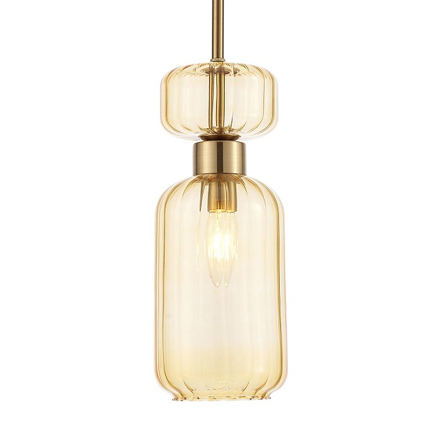 Подвесной светильник Escada Gloss 1141/1S Amber Фото № 4