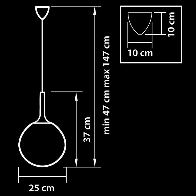 Подвесной светильник Lightstar Globo 813032 изображение 3 Подвесной светильник Lightstar Globo 813032 Фото № 3