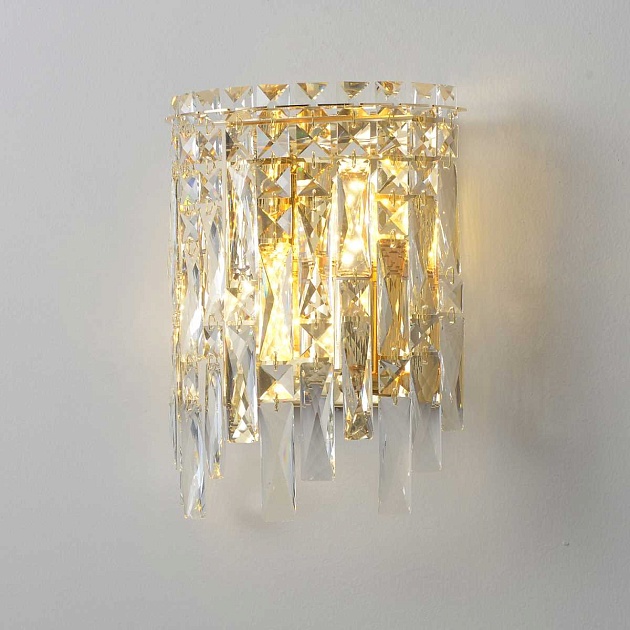 Настенный светильник Crystal Lux ABRIL AP2 GOLD Фото № 1