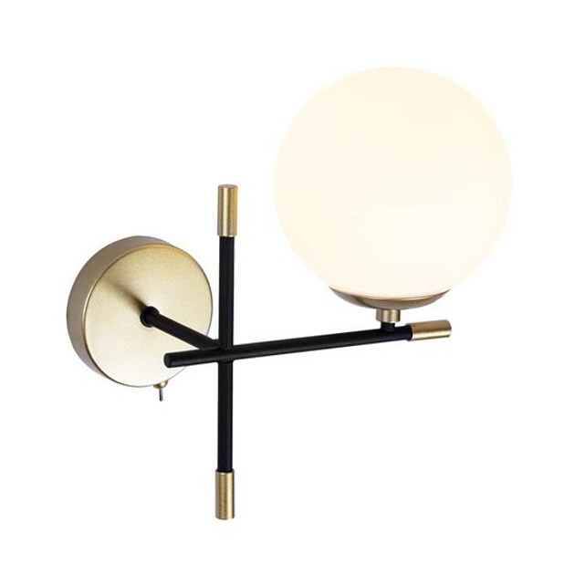 Бра Arte Lamp Arkab A2225AP-1BK Фото № 1