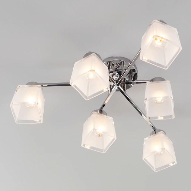 Потолочная люстра Eurosvet Delfi 30162/6 хром Фото № 4