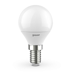 Лампа светодиодная Gauss E14 6.5W 4100K матовая 105101207