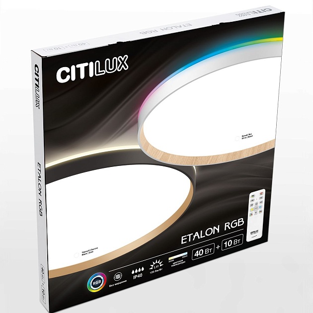 Потолочный светодиодный светильник Citilux Etalon CL750500R Фото № 5