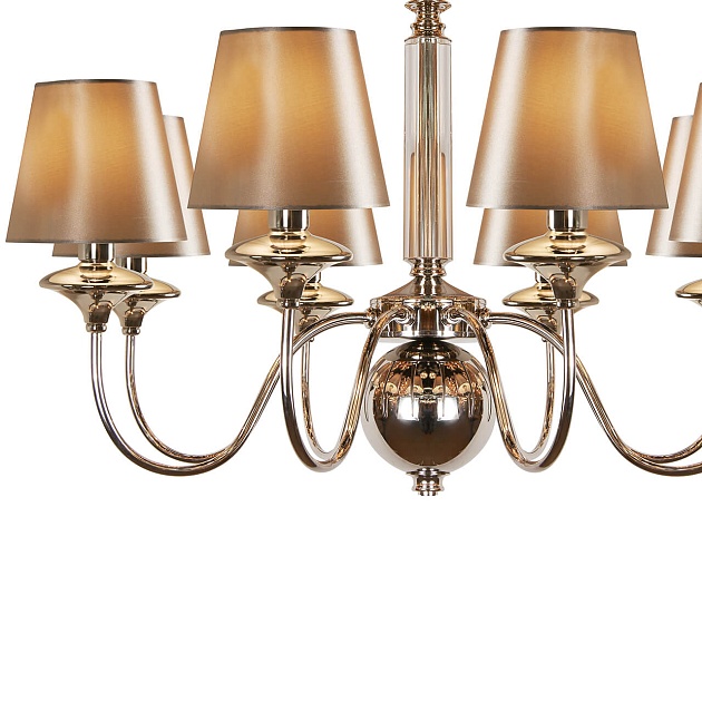 Подвесная люстра iLamp Rolling P2406-8 Nickel изображение 3 Подвесная люстра iLamp Rolling P2406-8 Nickel Фото № 3