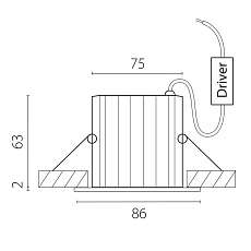 Светильник светодиодный уличный Ciclone Lightstar 385047 1